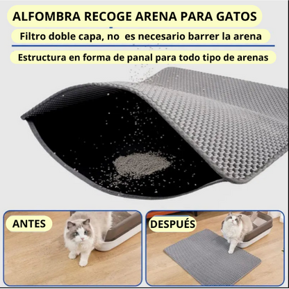 Alfombra impermeable recoge arena